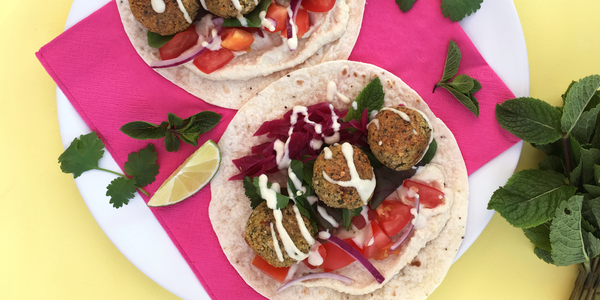 Easy Falafel Wrap