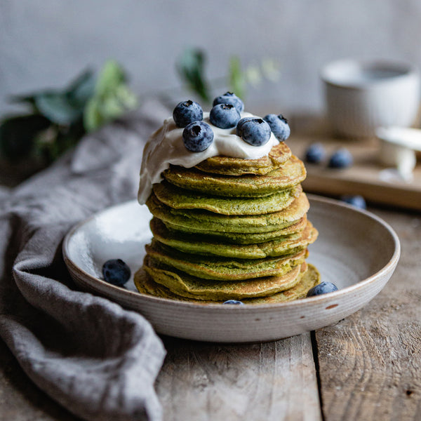 Organic Matcha Pancakes